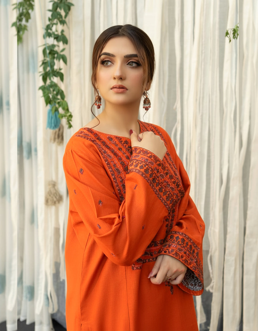 Lawn Embroidered 3Piece Stitched SF - 413